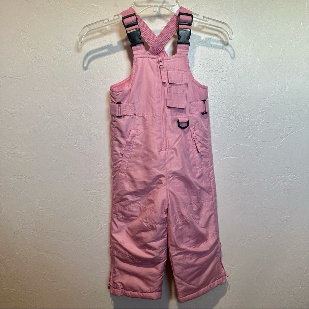 Pink Platinum Girls Snowsuit Ski Bib Zip One Piece Insulated Girls 2T Toddler